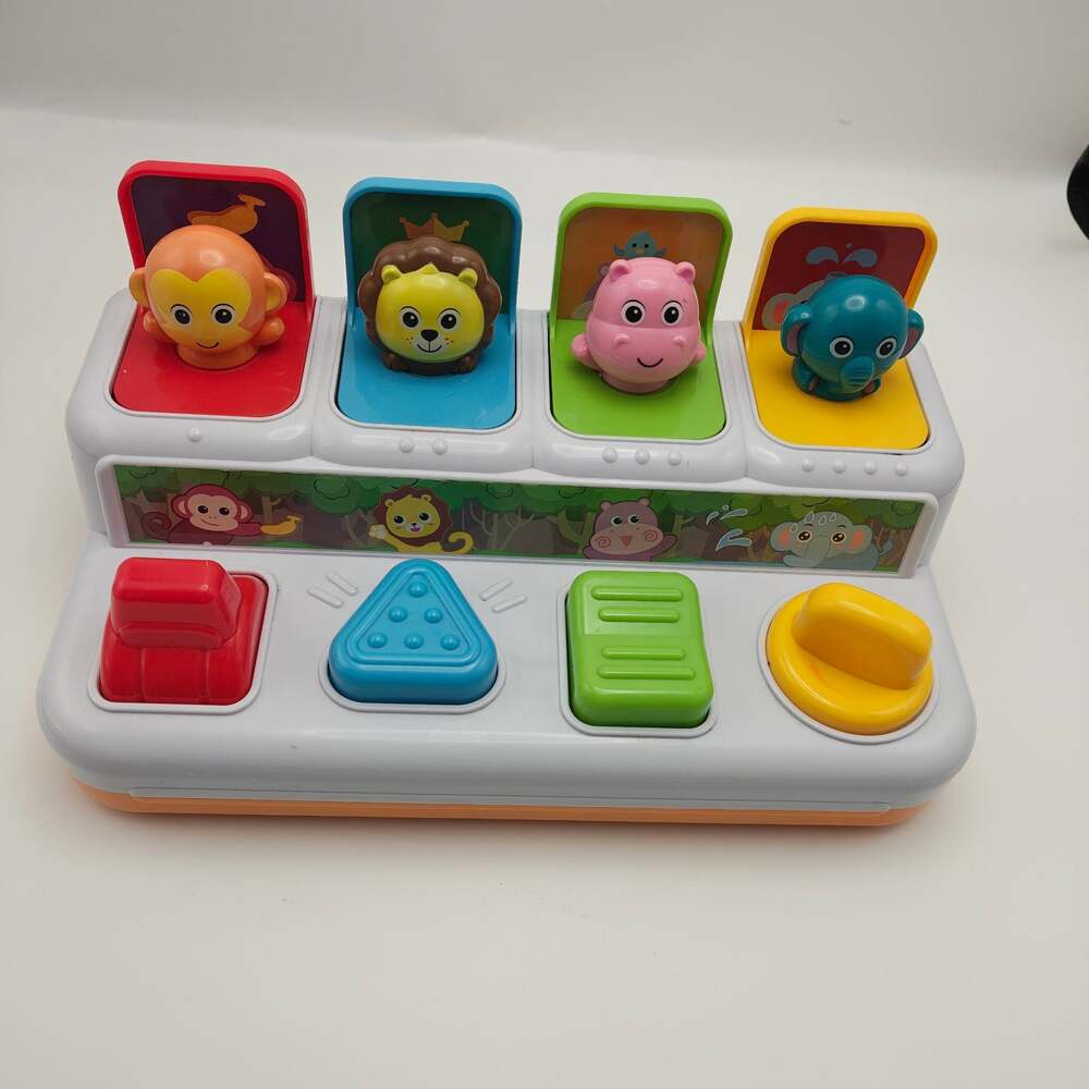 Kidoozie Pop 'n Play Animal Friends Party pop Up Activity Toy Learning Toddler